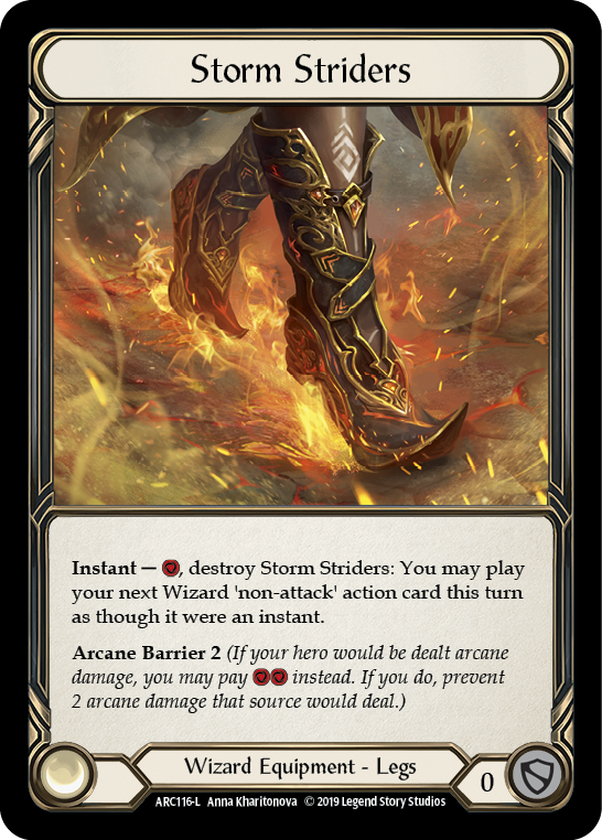 Storm Striders [ARC116-L] 1st Edition Cold Foil - Devastation Store | Devastation Store