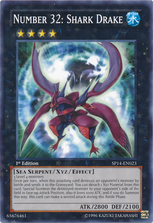 Number 32: Shark Drake [SP14-EN023] Starfoil Rare | Devastation Store