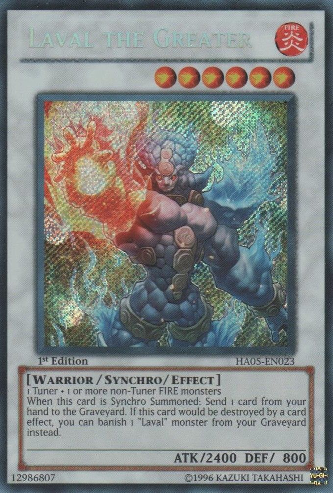 Laval the Greater [HA05-EN023] Secret Rare | Devastation Store