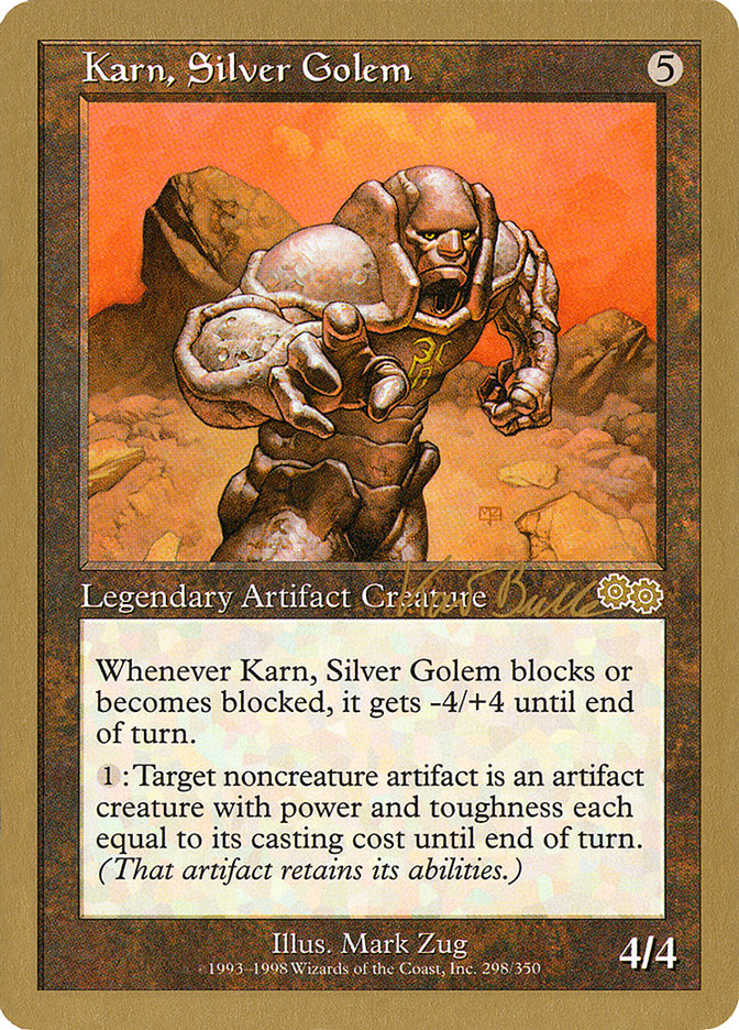 Karn, Silver Golem (Kai Budde) [World Championship Decks 1999] | Devastation Store