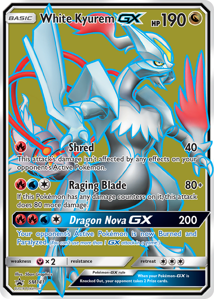 White Kyurem GX (SM141) [Sun & Moon: Black Star Promos] | Devastation Store