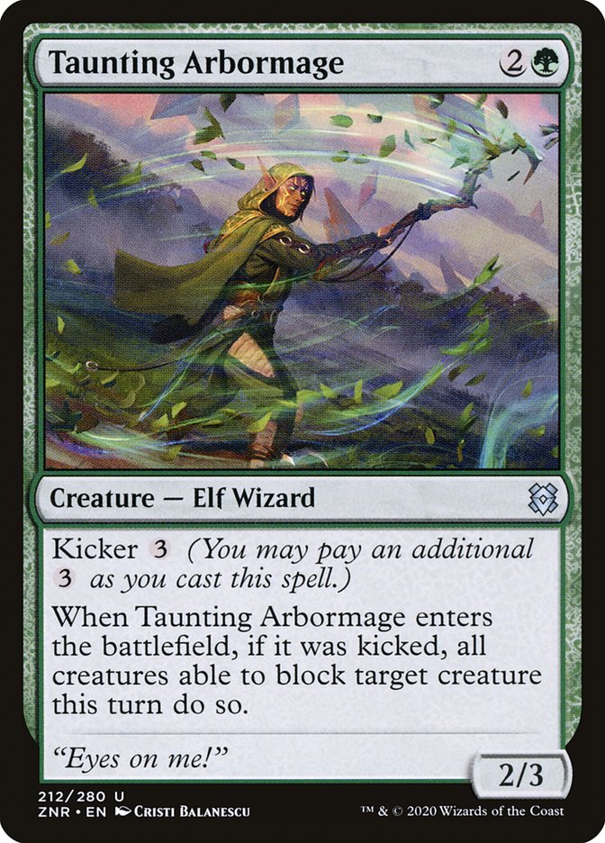 Taunting Arbormage [Zendikar Rising] | Devastation Store