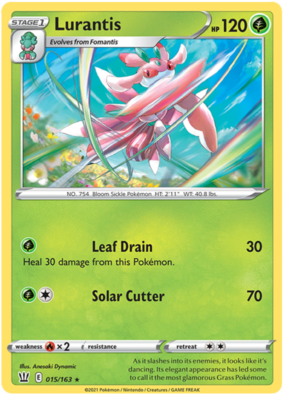 Lurantis (015/163) [Sword & Shield: Battle Styles] | Devastation Store