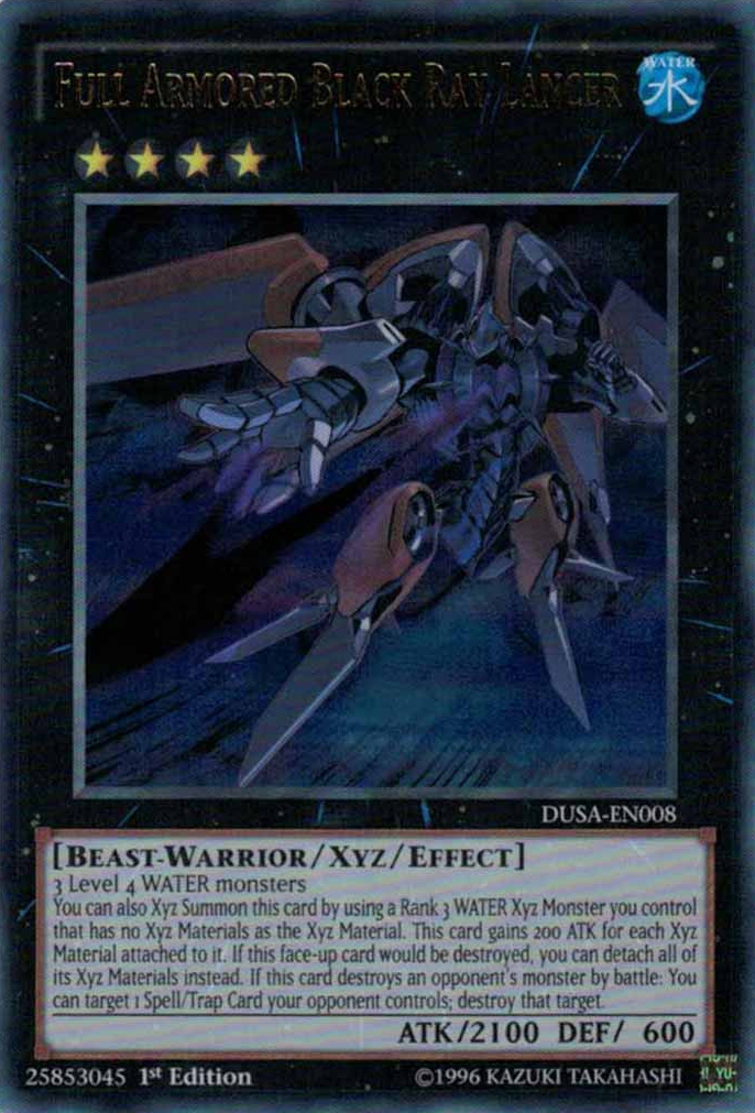 Full Armored Black Ray Lancer [DUSA-EN008] Ultra Rare | Devastation Store