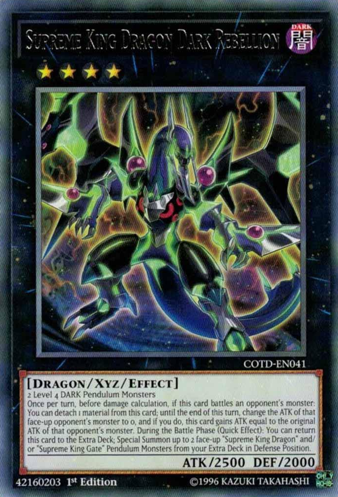 Supreme King Dragon Dark Rebellion [COTD-EN041] Rare | Devastation Store