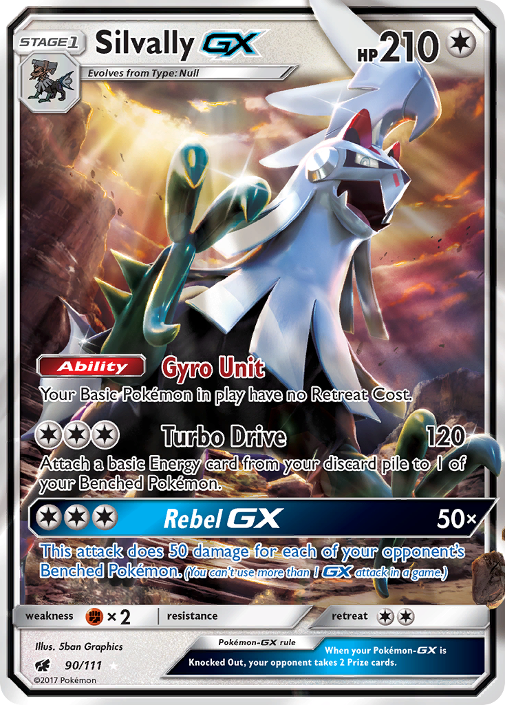Silvally GX (90/111) [Sun & Moon: Crimson Invasion] | Devastation Store