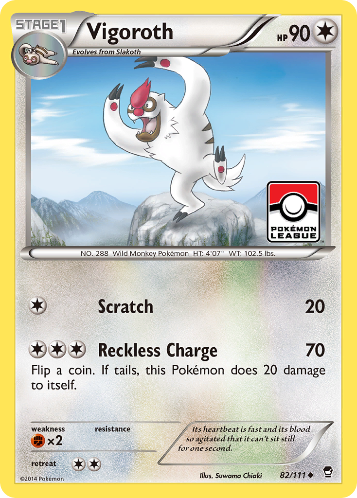 Vigoroth (82/111) [XY: Furious Fists] | Devastation Store