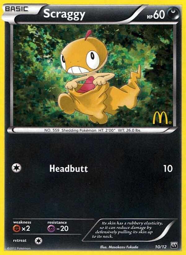 Scraggy (10/12) [McDonald's Promos: 2012 Collection] | Devastation Store