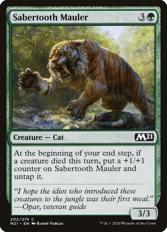 Sabertooth Mauler [Core Set 2021] | Devastation Store