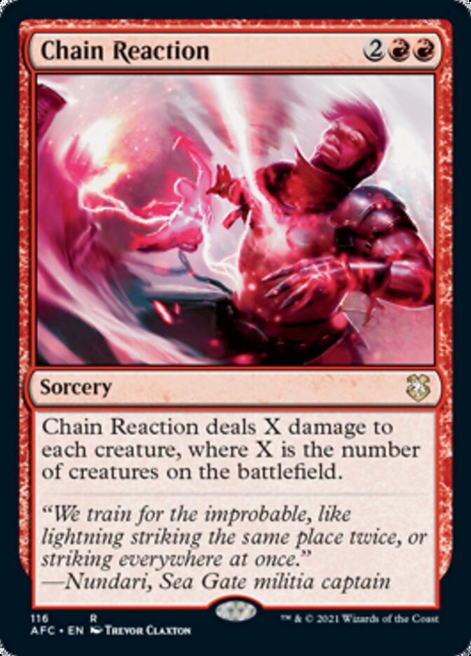 Chain Reaction [Dungeons & Dragons: Adventures in the Forgotten Realms Commander] | Devastation Store