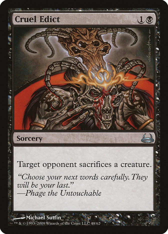 Cruel Edict [Duel Decks: Divine vs. Demonic] - Devastation Store | Devastation Store