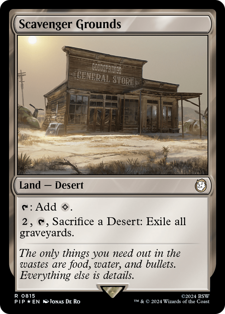 Scavenger Grounds (Surge Foil) [Fallout] | Devastation Store