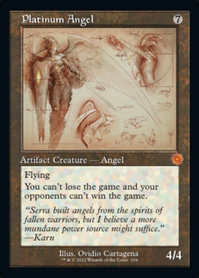 Platinum Angel (Retro Schematic) [The Brothers' War Retro Artifacts] | Devastation Store