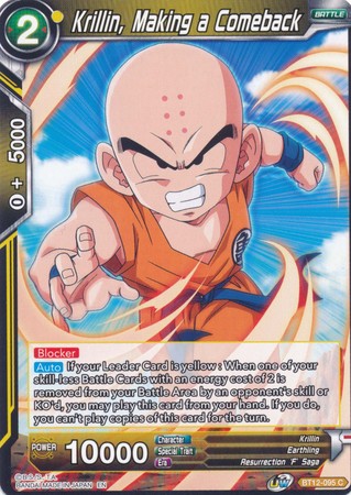 Krillin, Making a Comeback [BT12-095] | Devastation Store