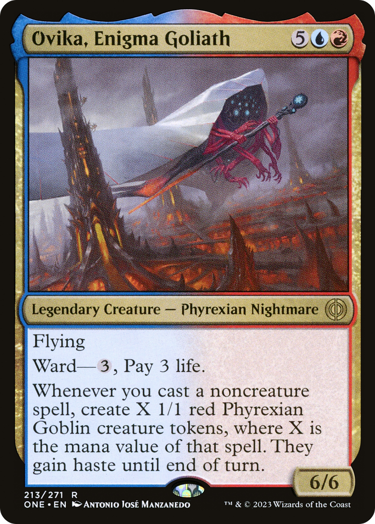 Ovika, Enigma Goliath [Phyrexia: All Will Be One] | Devastation Store
