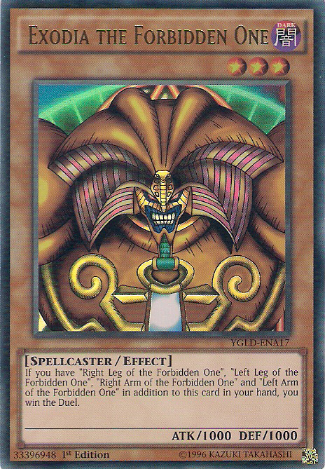 Exodia the Forbidden One [YGLD-ENA17] Ultra Rare | Devastation Store