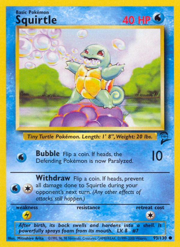 Squirtle (93/130) [Base Set 2] | Devastation Store