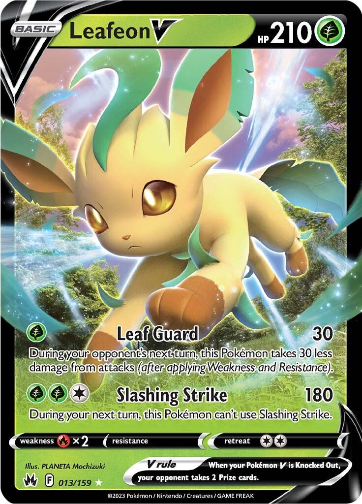 Leafeon V (013/159) [Sword & Shield: Crown Zenith] | Devastation Store