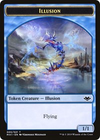 Illusion // Bear Double-Sided Token [Modern Horizons Tokens] | Devastation Store