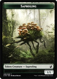 Saproling // Manifest Double-sided Token [Commander 2019 Tokens] | Devastation Store