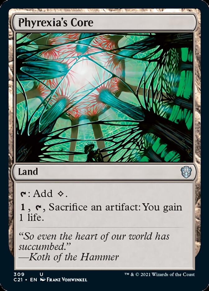 Phyrexia's Core [Commander 2021] | Devastation Store