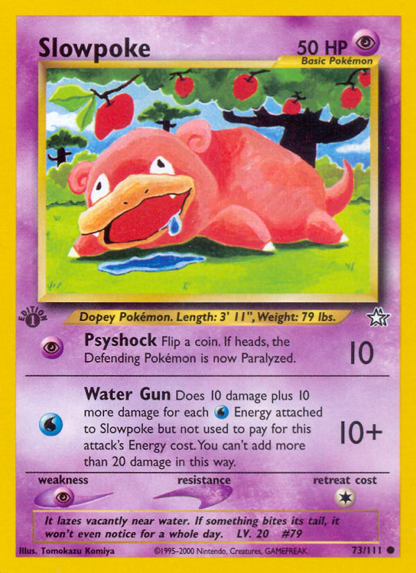 Slowpoke (73/111) [Neo Genesis 1st Edition] | Devastation Store