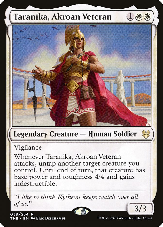 Taranika, Akroan Veteran [Theros Beyond Death] | Devastation Store