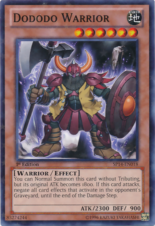 Dododo Warrior [SP14-EN018] Starfoil Rare | Devastation Store