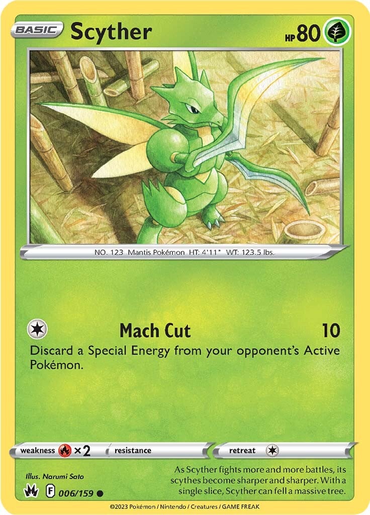 Scyther (006/159) [Sword & Shield: Crown Zenith] | Devastation Store