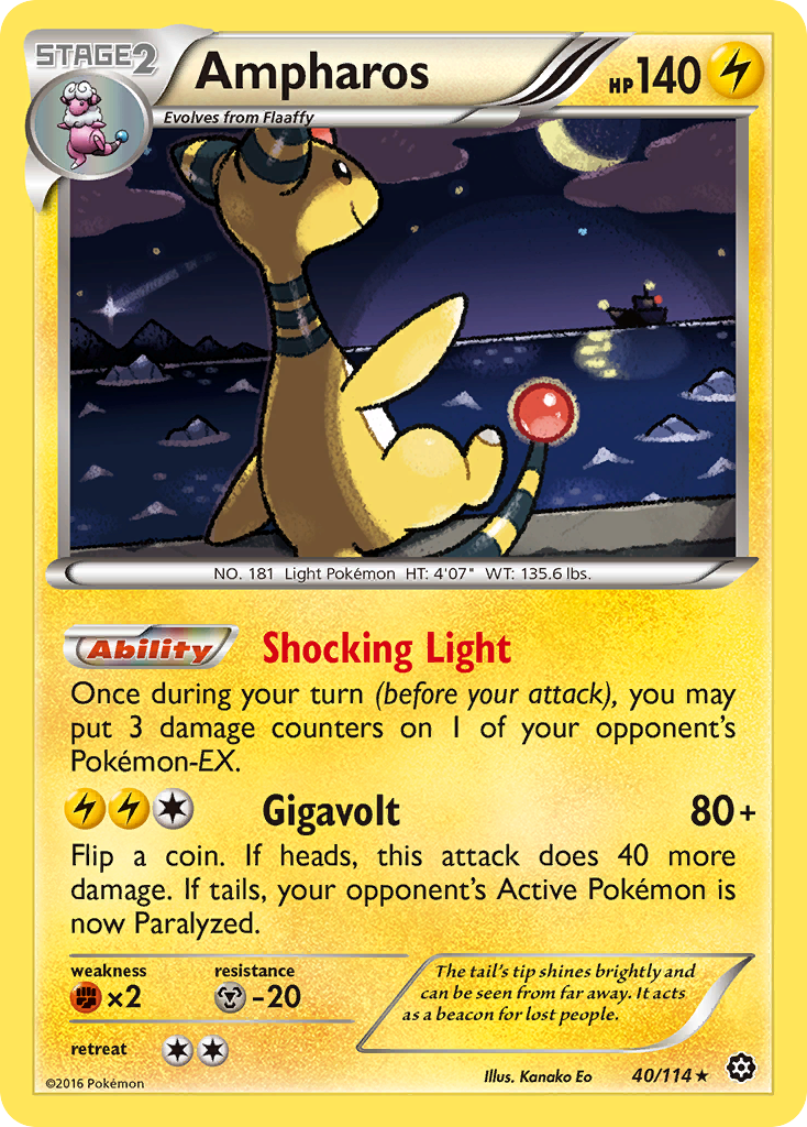 Ampharos (40/114) [XY: Steam Siege] | Devastation Store