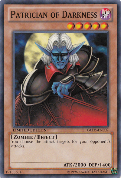 Patrician of Darkness [GLD5-EN002] Common | Devastation Store