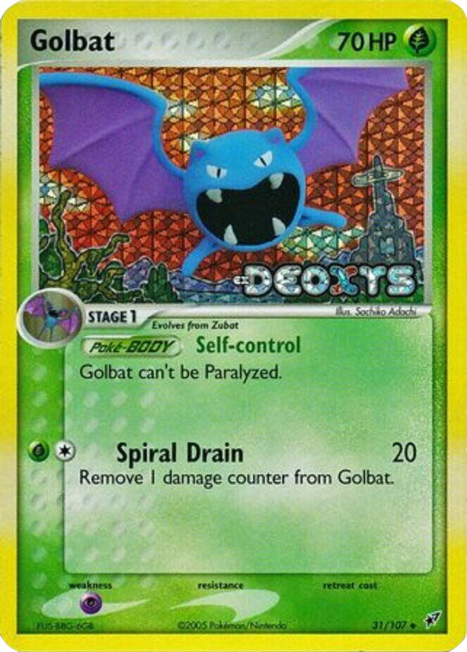 Golbat (31/107) (Stamped) [EX: Deoxys] | Devastation Store