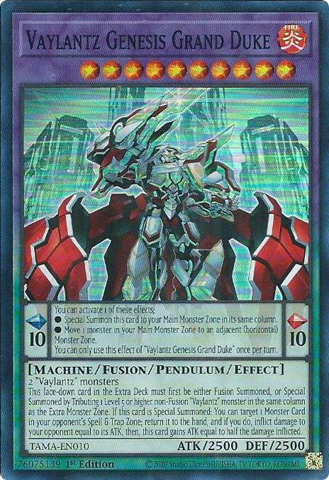 Vaylantz Genesis Grand Duke [TAMA-EN010] Super Rare | Devastation Store