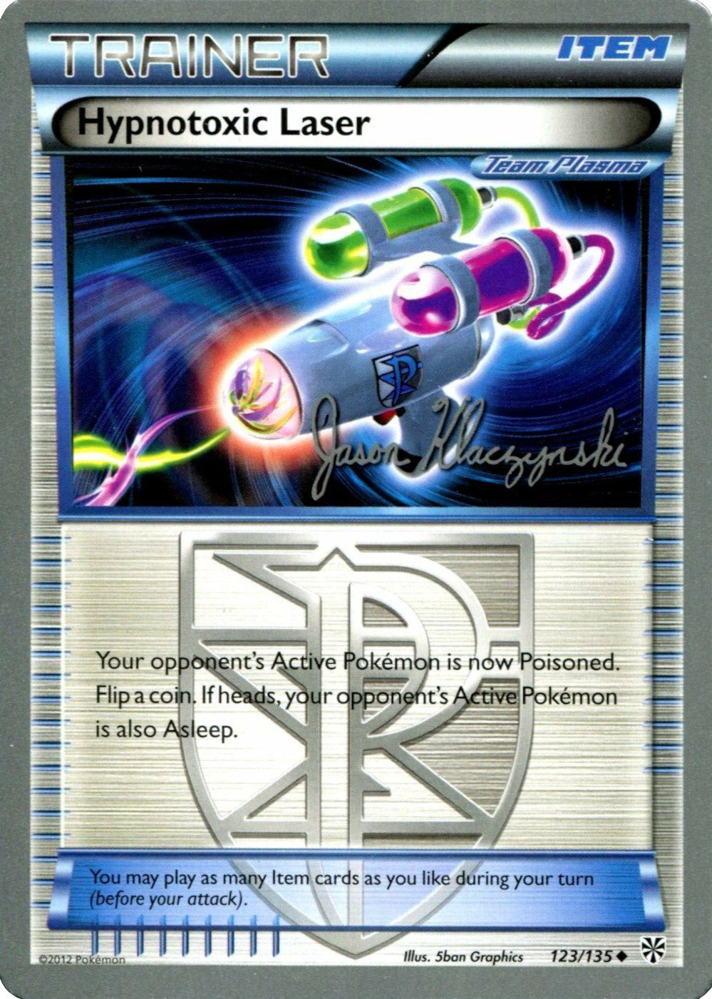 Hypnotoxic Laser (123/135) (Darkrai Deck - Jason Klaczynski) [World Championships 2013] | Devastation Store