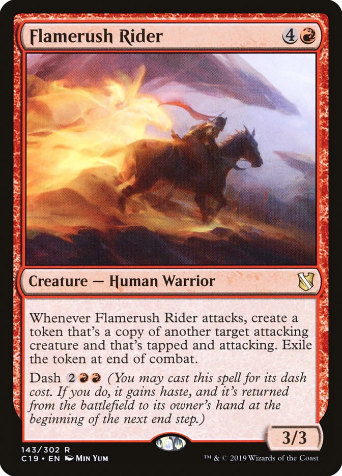 Flamerush Rider [Commander 2019] | Devastation Store