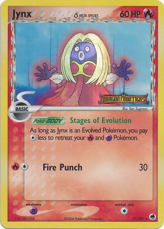 Jynx (17/101) (Delta Species) (Stamped) [EX: Dragon Frontiers] | Devastation Store