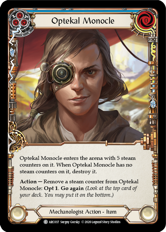 Optekal Monocle [ARC037] Unlimited Edition Rainbow Foil - Devastation Store | Devastation Store