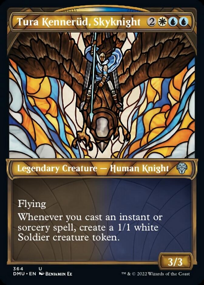 Tura Kennerud, Skyknight (Showcase Textured) [Dominaria United] | Devastation Store