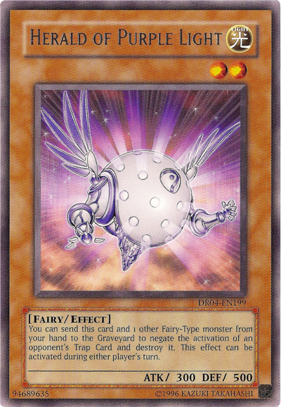 Herald of Purple Light [DR04-EN199] Rare | Devastation Store