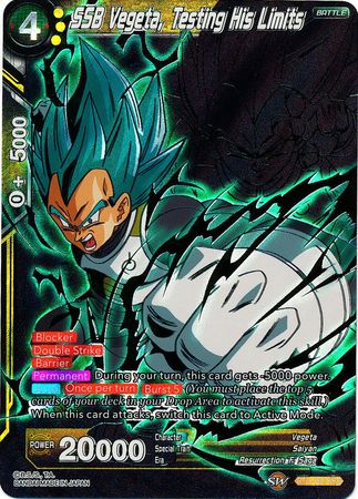 SSB Vegeta, Testing His Limits (SPR) (BT5-083) [Miraculous Revival] | Devastation Store
