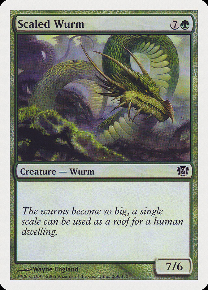 Scaled Wurm [Ninth Edition] - Devastation Store | Devastation Store