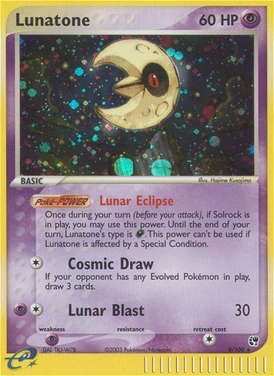 Lunatone (8/100) [EX: Sandstorm] | Devastation Store