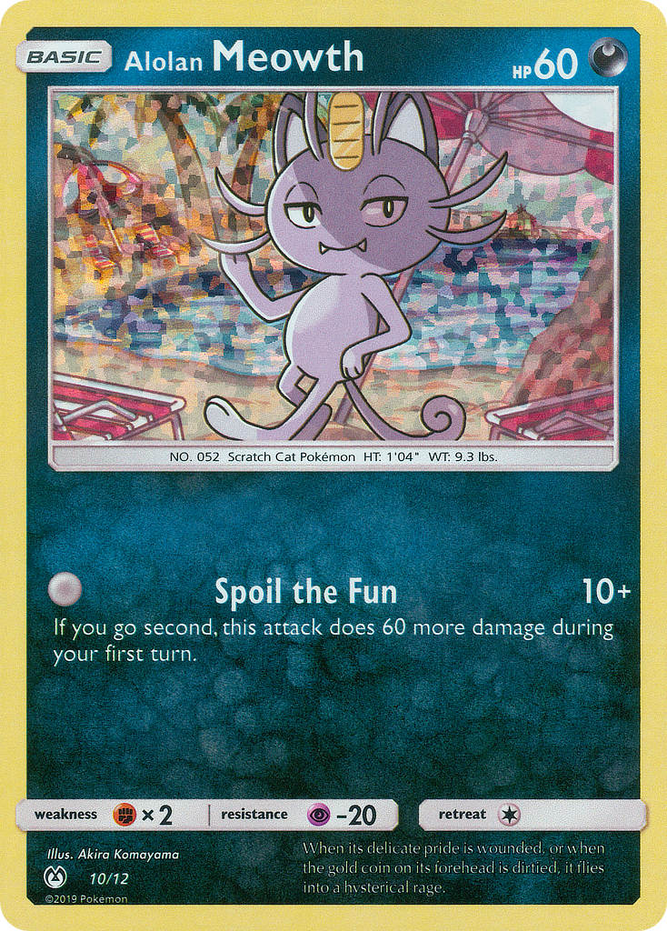 Alolan Meowth (10/12) [McDonald's Promos: 2019 Collection] | Devastation Store