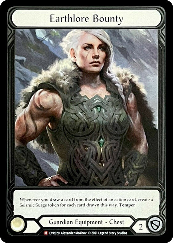 Earthlore Bounty (Extended Art) [EVR020] (Everfest)  Cold Foil | Devastation Store