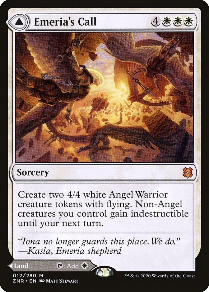 Emeria's Call // Emeria, Shattered Skyclave [Zendikar Rising] | Devastation Store