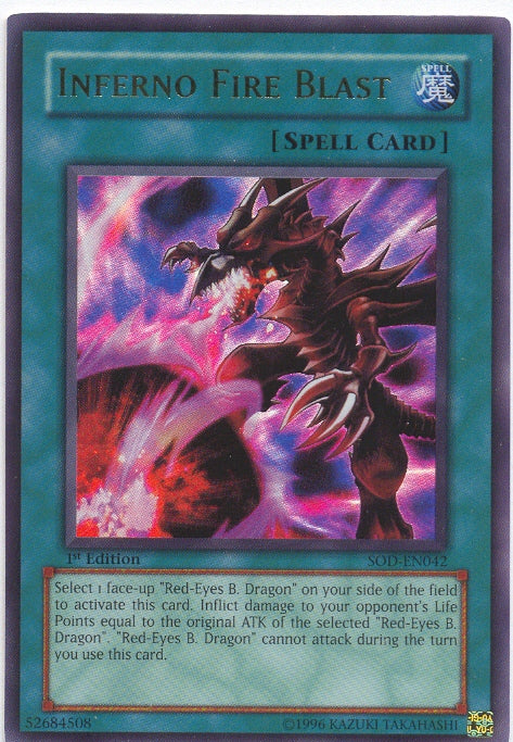 Inferno Fire Blast [SOD-EN042] Ultra Rare | Devastation Store
