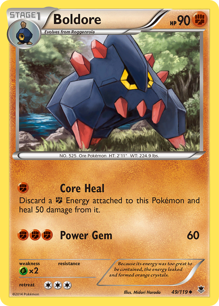 Boldore (49/119) [XY: Phantom Forces] | Devastation Store