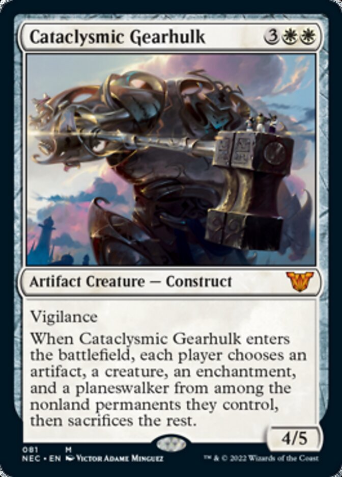 Cataclysmic Gearhulk [Kamigawa: Neon Dynasty Commander] | Devastation Store