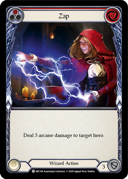 Zap (Red) [ARC144] Unlimited Edition Rainbow Foil - Devastation Store | Devastation Store