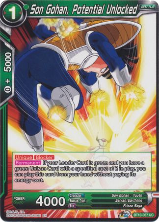 Son Gohan, Potential Unlocked [BT10-067] | Devastation Store